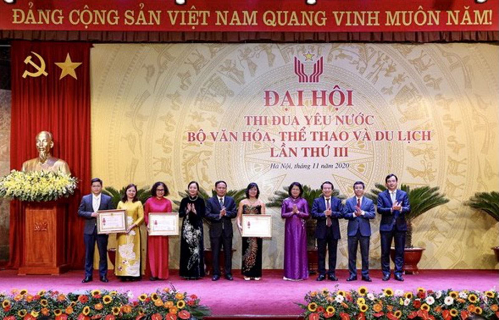 Đại hội thi đua yêu nước Bộ Văn hóa, Thể thao và Du lịch lần thứ III - 2020