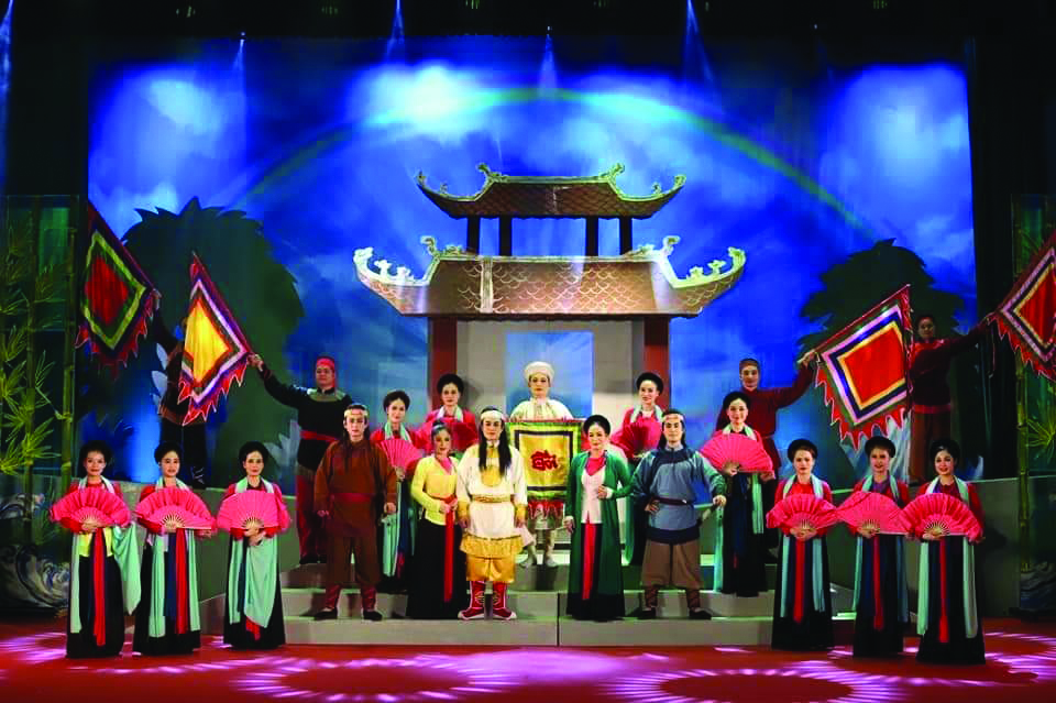 Ấn tượng vở chèo “Huyền tích bến Lảnh Giang”