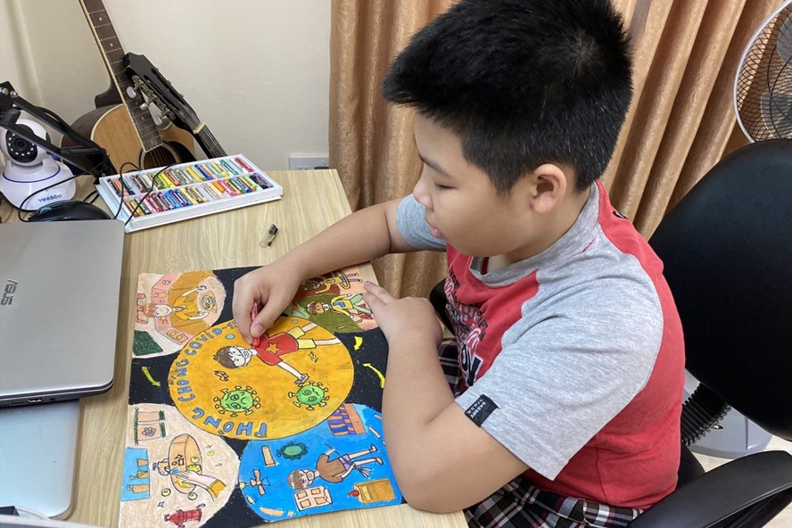 Phát động cuộc thi vẽ tranh “Thiếu nhi Thủ đô tích cực hưởng ứng phòng, chống dịch bệnh COVID-19”
