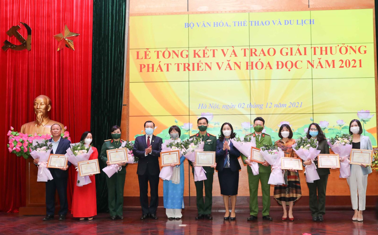 Tổng kết và trao Giải thưởng phát triển văn hóa đọc năm 2021
