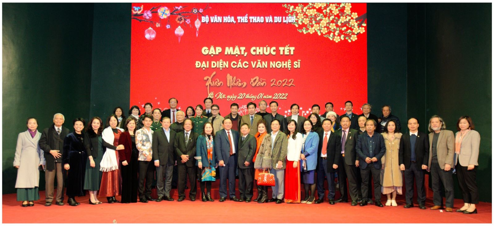 Bộ VHTTDL gặp mặt, chúc Tết đại diện các văn nghệ sĩ Xuân Nhâm Dần 2022