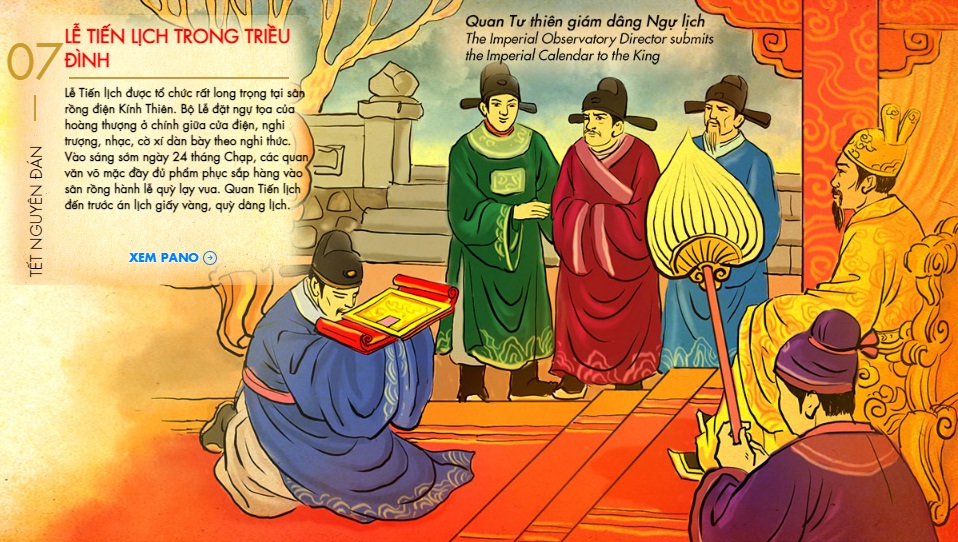 “Tiến lịch đón Xuân sang”