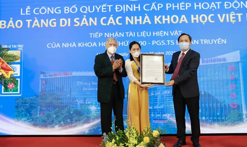 HÒA BÌNH: Cấp giấy phép hoạt động cho Bảo tàng Di sản các nhà khoa học Việt Nam