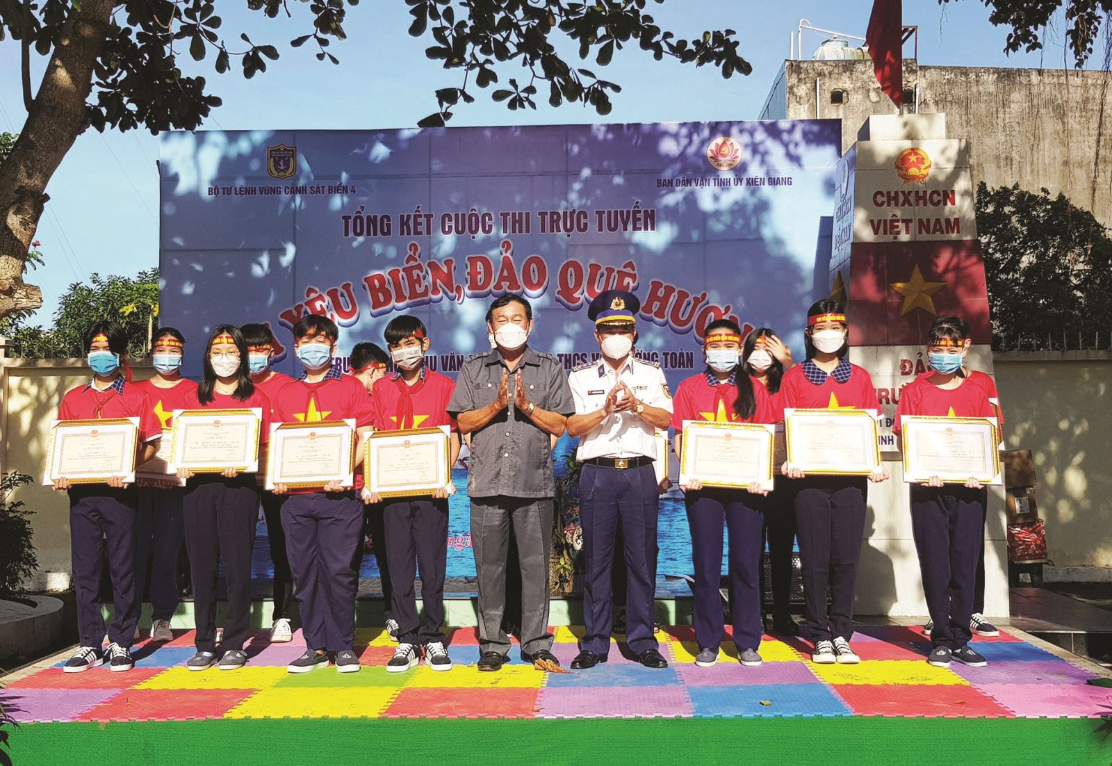 KIÊN GIANG: Tổng kết cuộc thi  trực tuyến "Em yêu biển, đảo quê hương” 