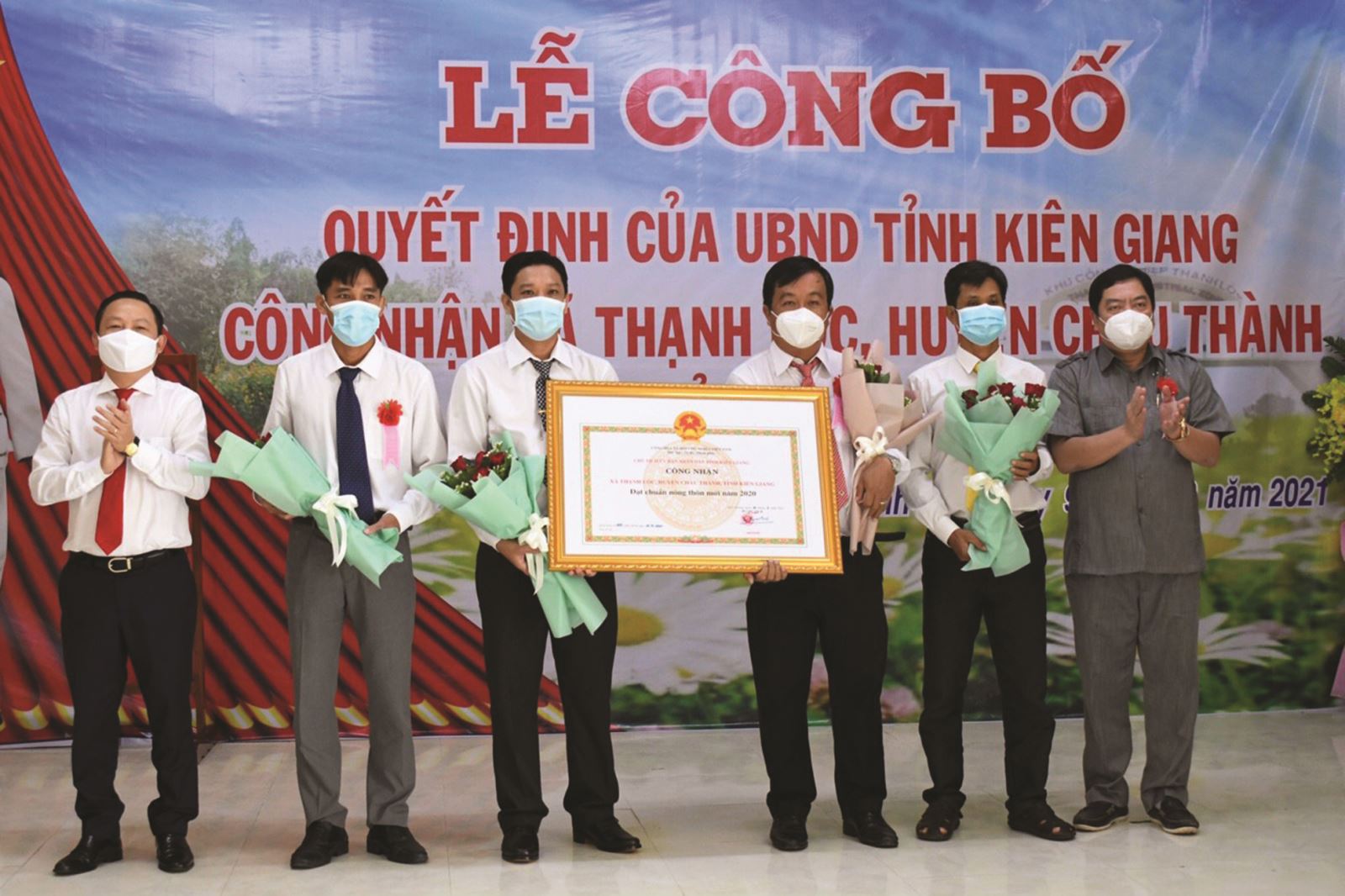 Kiên Giang: Xã Thạnh Lộc đạt chuẩn nông thôn mới