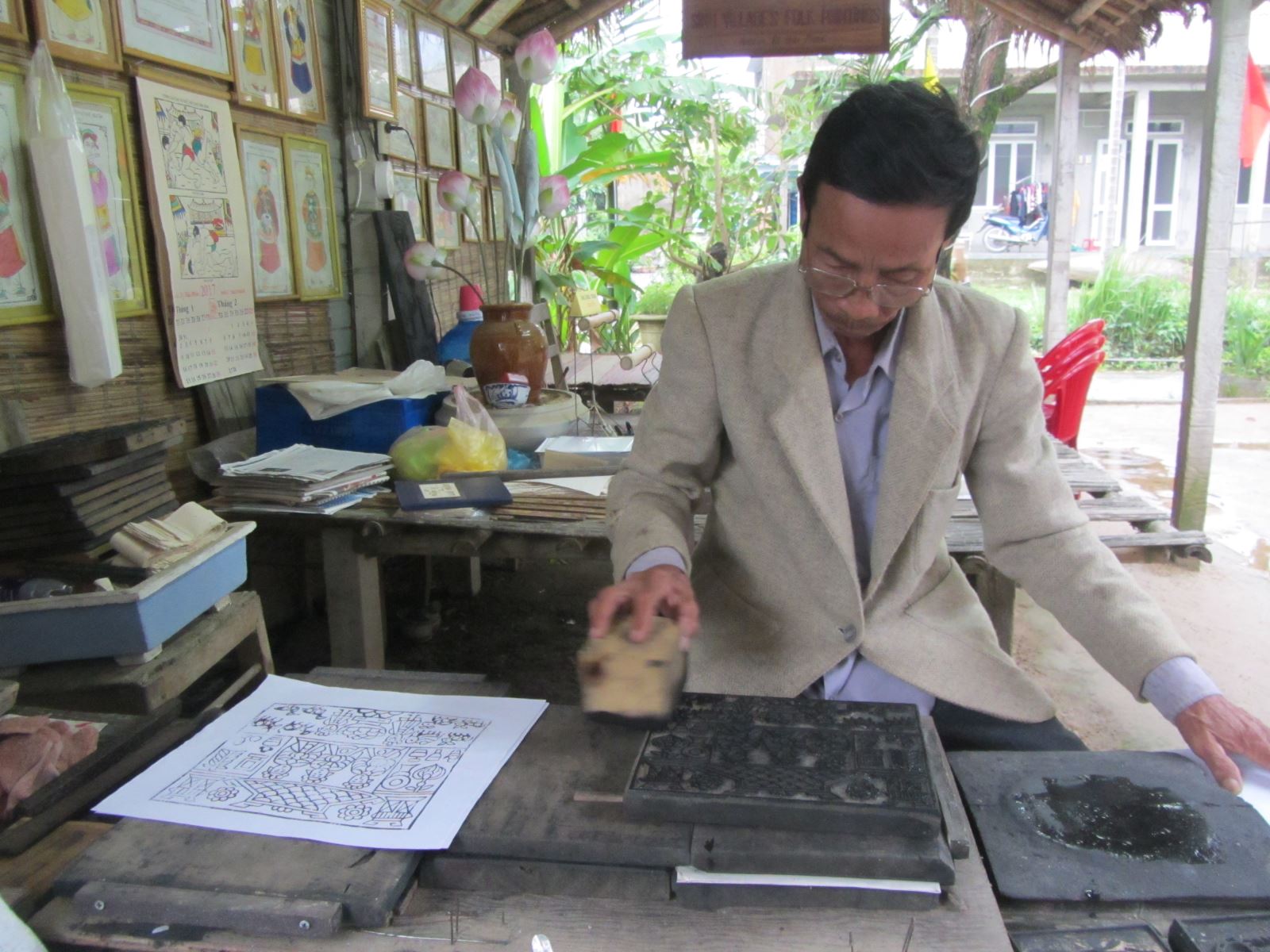 Tiềm năng du lịch của tranh dân gian làng Sình