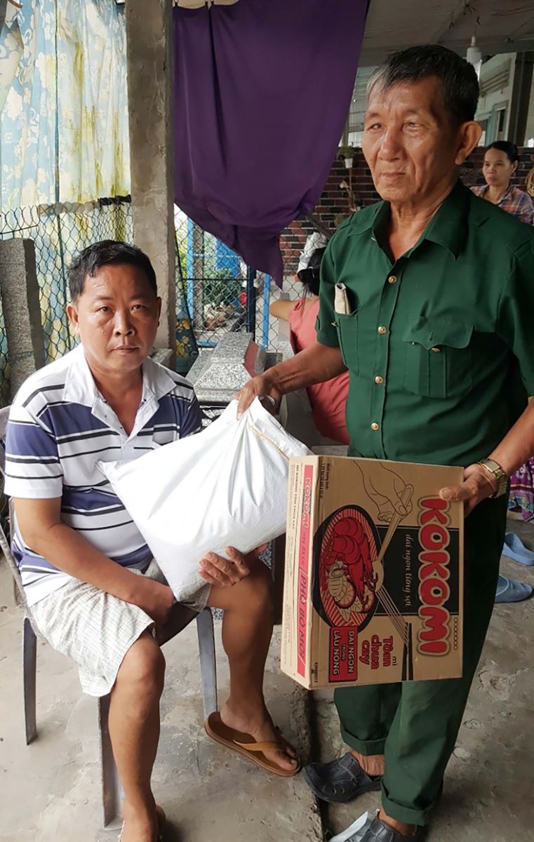 Tấm lòng nhân ái của người cựu chiến binh 