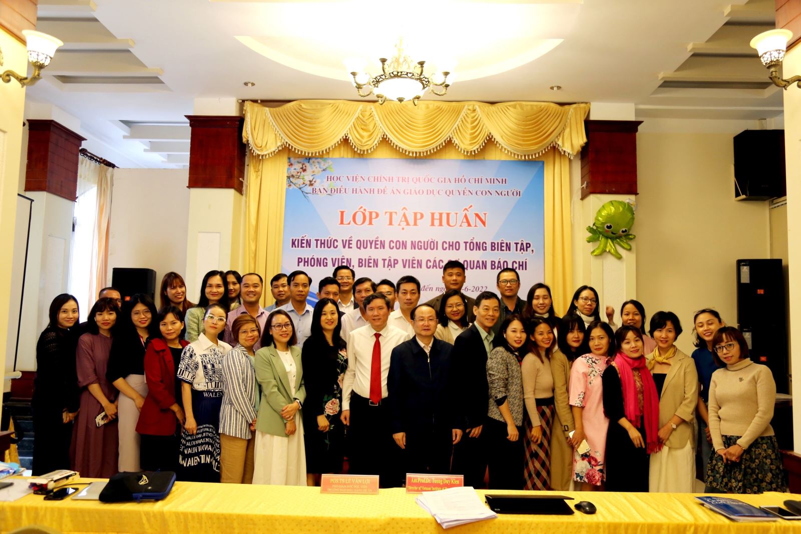 Hội nghị tập huấn quyền con người cho lãnh đạo, phóng viên, biên tập viên các cơ quan báo chí 