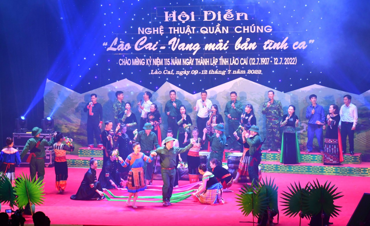 Lào Cai: Hội diễn nghệ thuật quần chúng năm 2022