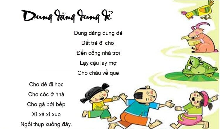 Mối quan hệ giữa đồng dao dân gian với thơ thiếu nhi hiện đại