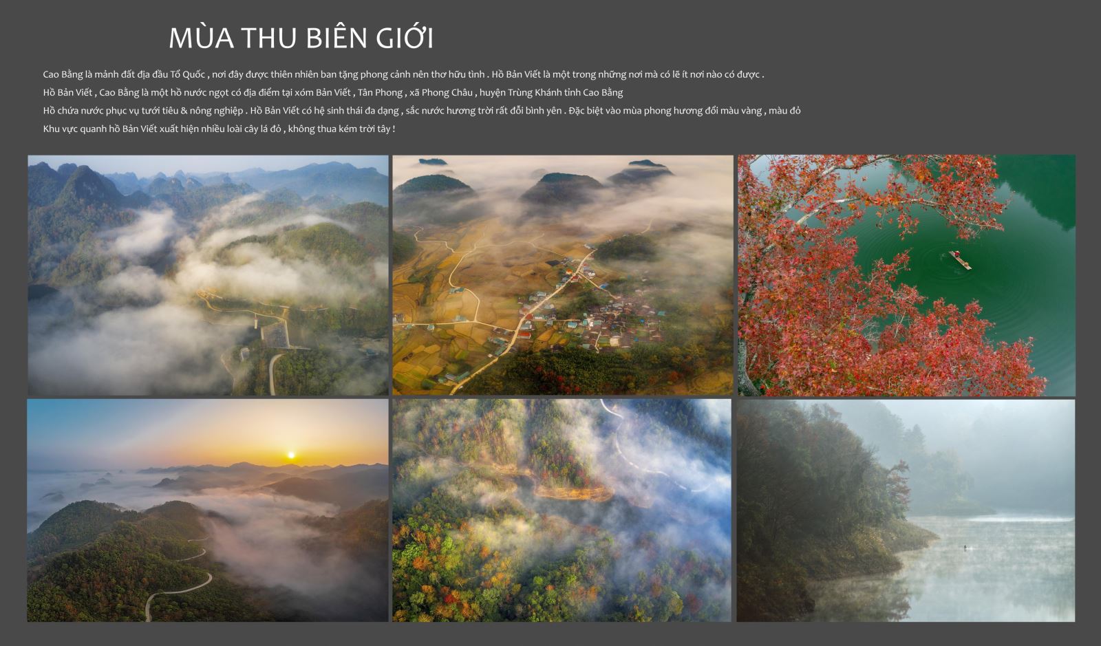 Bộ ảnh “Mùa thu biên giới” giành giải Nhất cuộc thi “Vẻ đẹp Việt Nam” số tháng 8-2022