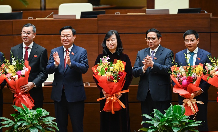 Quốc hội bầu Tổng Kiểm toán Nhà nước và phê chuẩn bổ nhiệm Bộ trưởng Bộ Y tế, Bộ trưởng Bộ GTVT  