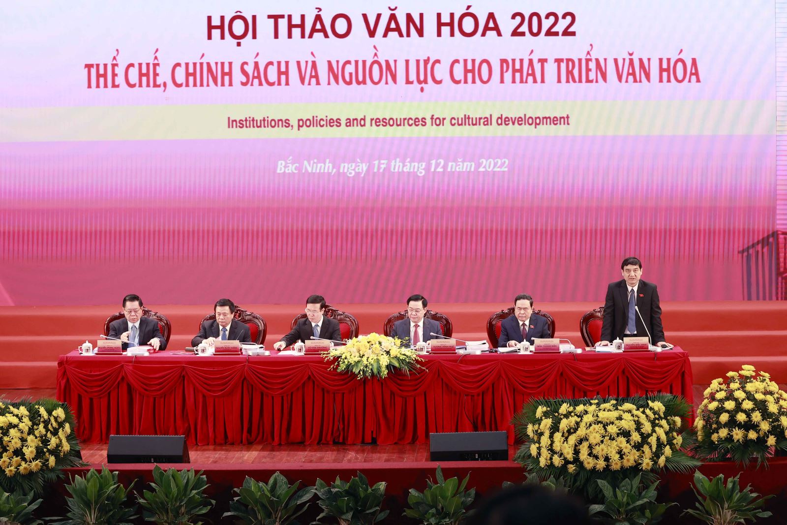  Hội thảo Văn hóa 2022: Đề xuất  giải pháp  hoàn thiện thể chế, chính sách, khơi thông nguồn lực phát triển văn hoá