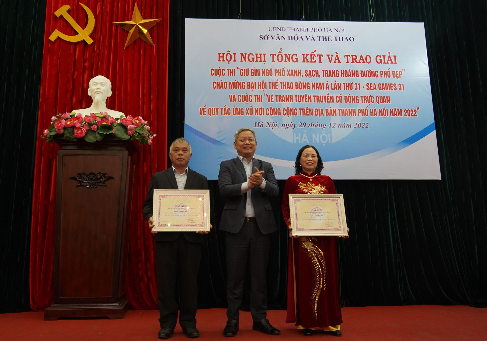 Hà Nội: Tổng kết và trao giải 2 cuộc thi về văn minh đường phố và Quy tắc ứng xử nơi công cộng