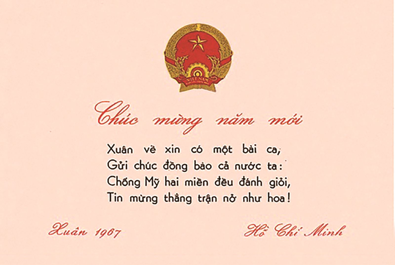 Tầm cao văn hóa  trong “thơ chúc Tết của Bác Hồ"