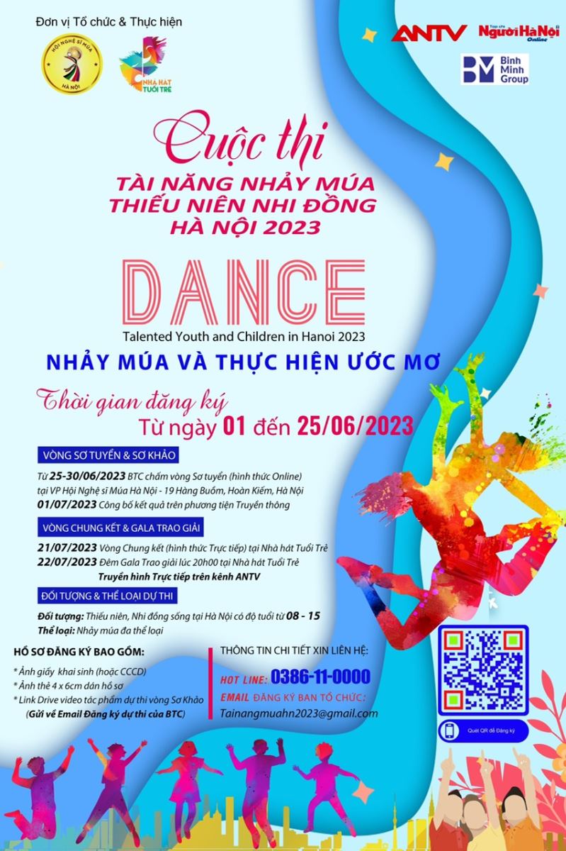 Tổ chức Cuộc thi Tài năng nhảy, múa thiếu niên nhi đồng - Hà Nội 2023