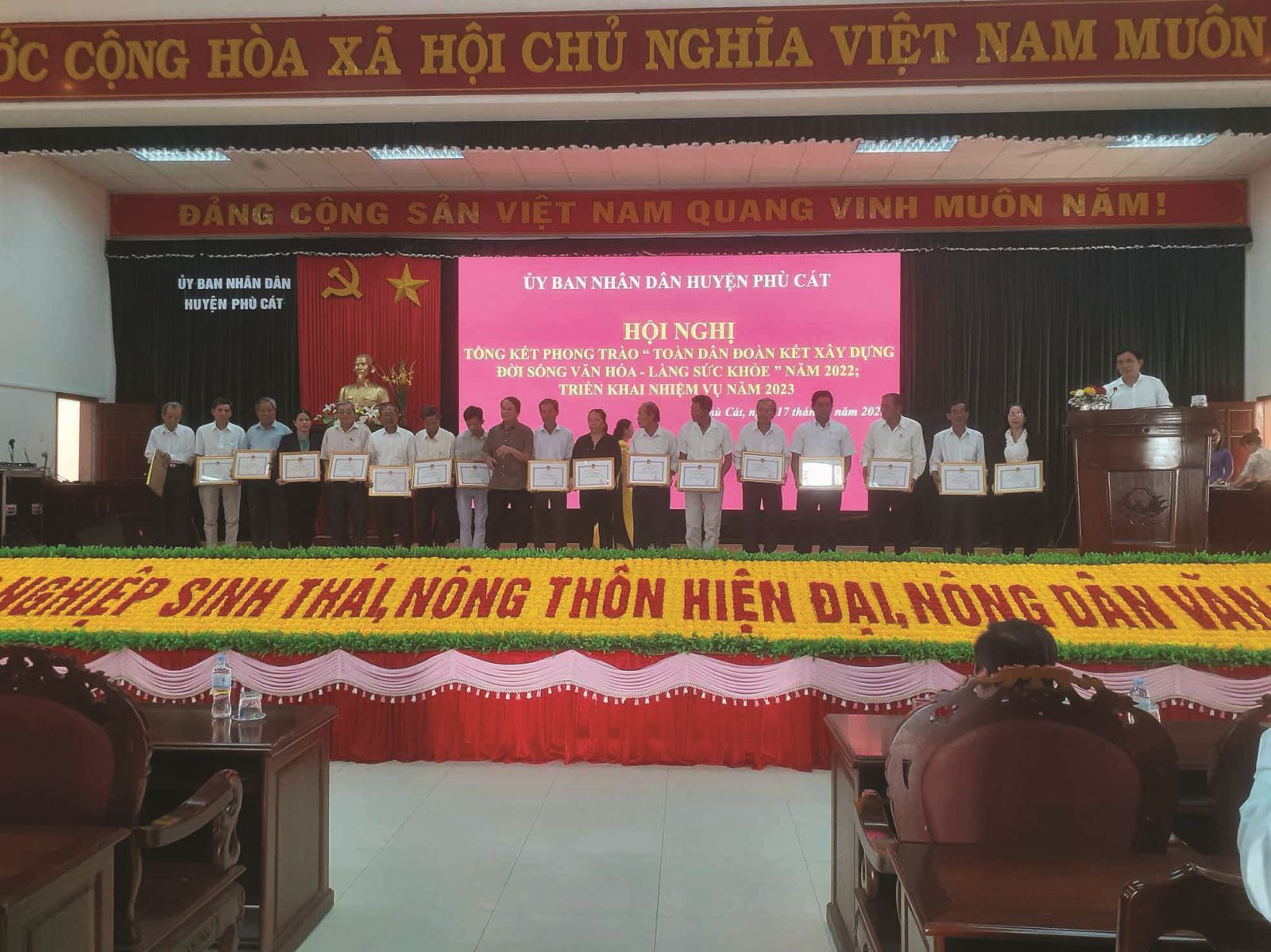 Bình Định: Phù Cát xây dựng đời sống văn hóa  hướng mạnh hoạt động về cơ sở