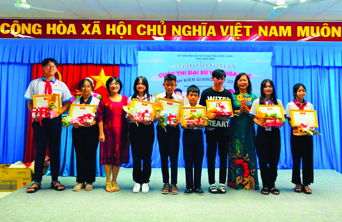 Kiên Giang: Trao giải cuộc thi Đại sứ Văn hóa đọc lần thứ V năm 2023