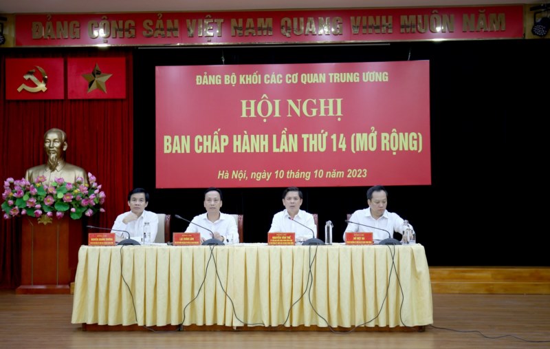 BCH Đảng bộ Khối các cơ quan Trung ương: Bổ sung, kiện toàn nhân sự; triển khai nhiệm vụ trọng tâm 3 tháng cuối năm 2023
