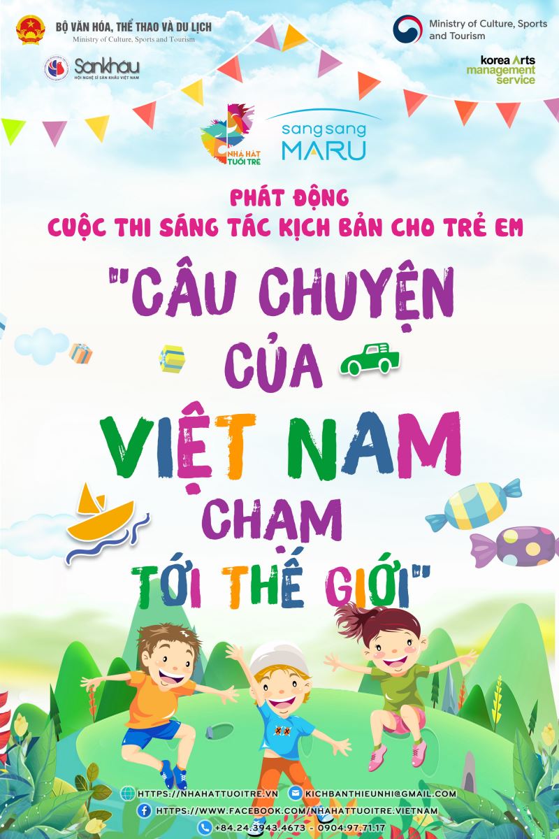 Phát động Cuộc thi sáng tác kịch bản cho trẻ em tại Việt Nam với chủ đề “Câu chuyện của Việt Nam chạm tới thế giới”