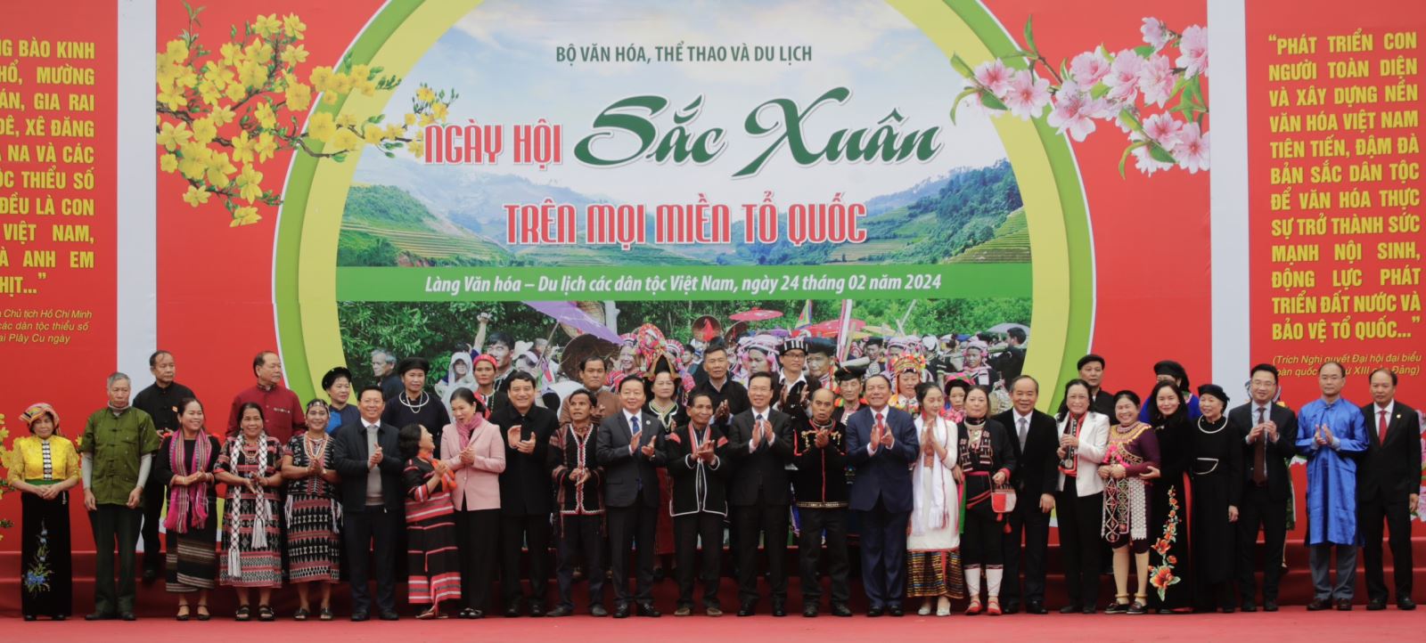 Chủ tịch nước Võ Văn Thưởng: Thực hiện tốt chính sách dân tộc, quan tâm giữ gìn, phát huy các giá trị văn hóa  