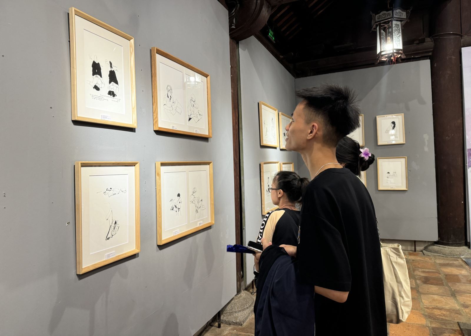 Hà Nội: Triển lãm tranh “Sĩ tử” tại Văn Miếu - Quốc Tử Giám