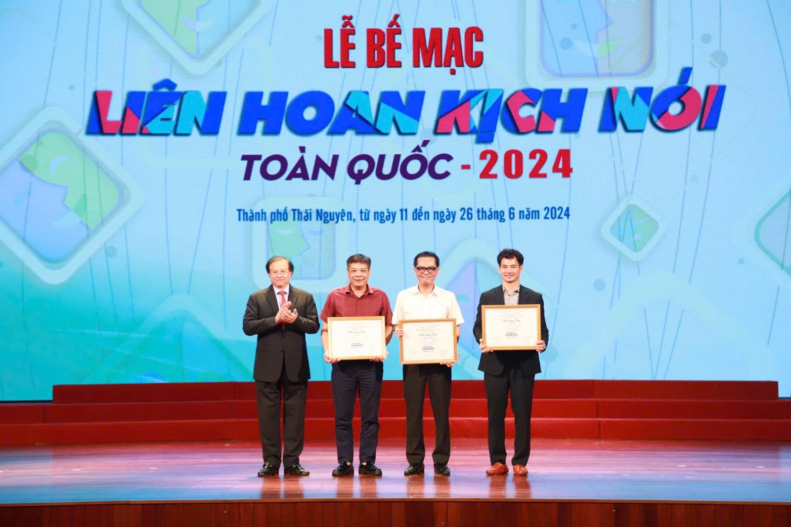 Ba vở diễn được trao giải Vàng tại Liên hoan Kịch nói toàn quốc -2024 