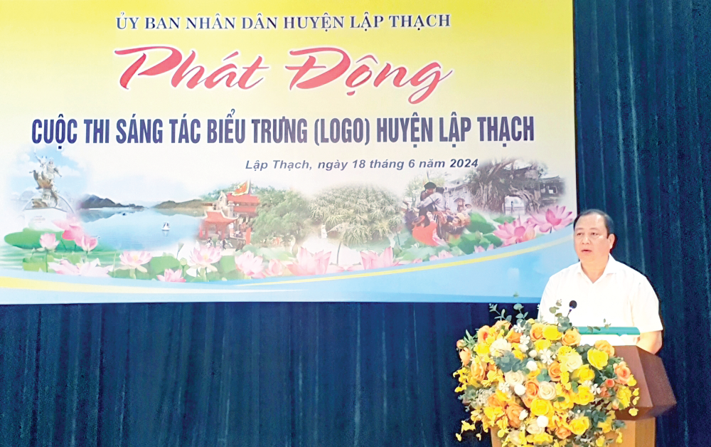 Vĩnh Phúc: Phát động cuộc thi sáng tác biểu trưng (Logo) huyện Lập Thạch  