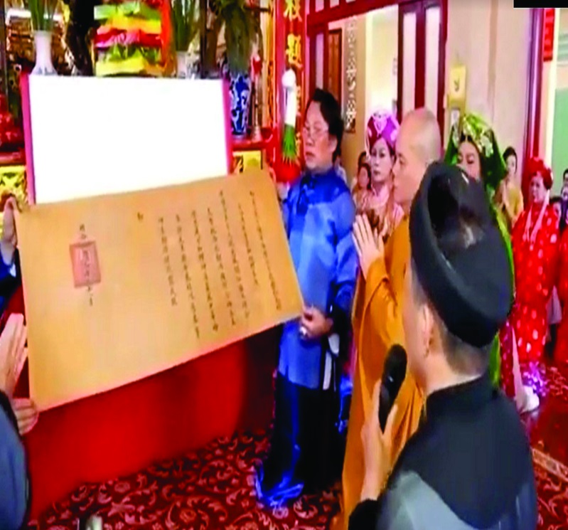 Quá trình truyền giữ sắc phong cho hệ thần Liễu Hạnh của dòng họ Trần Lê thời cận hiện đại