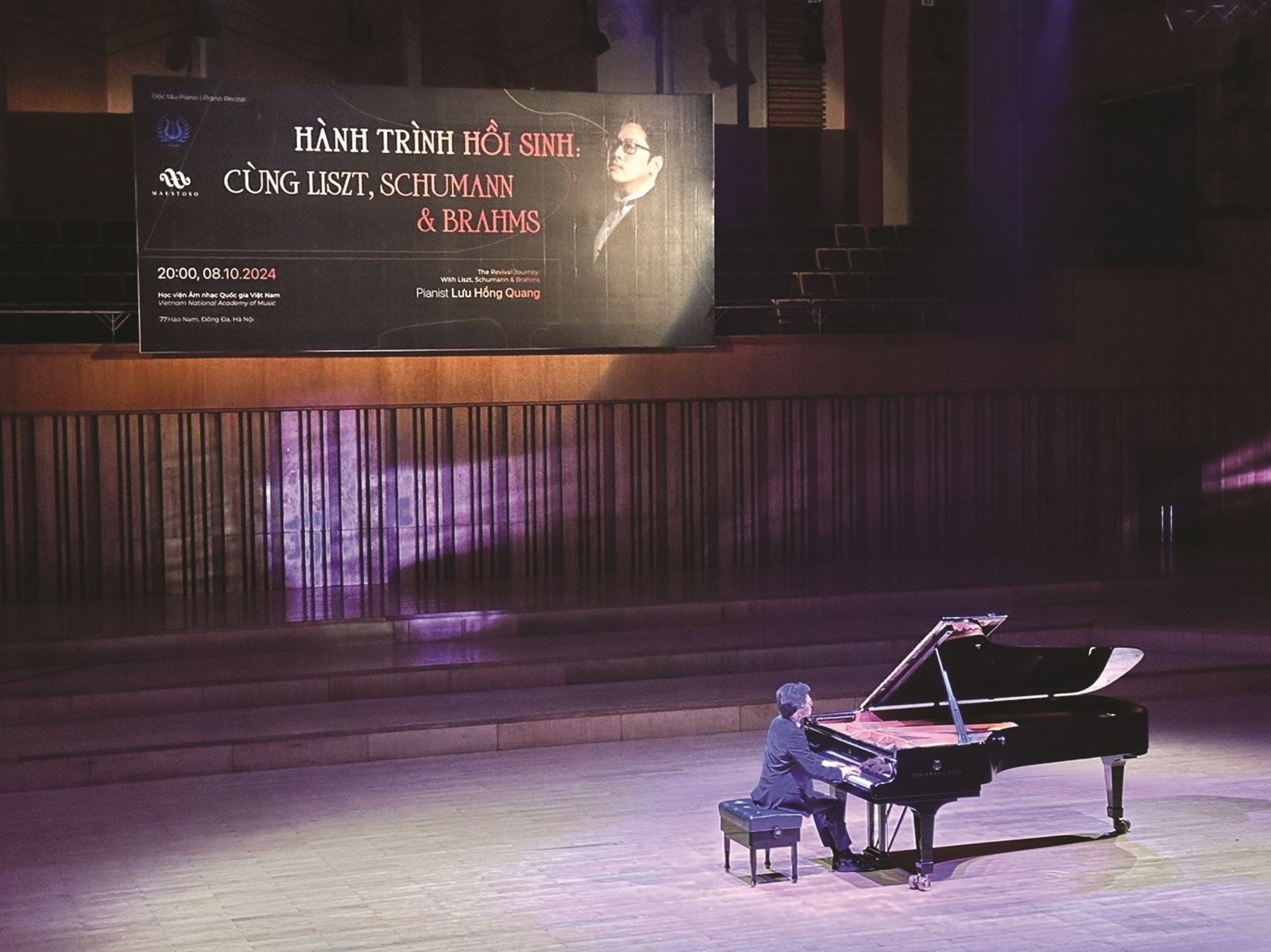Nghệ sĩ piano Lưu Hồng Quang và “Hành trình hồi sinh”