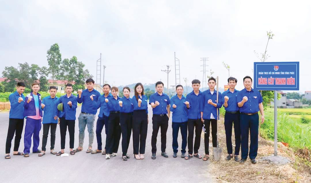 Tuổi trẻ Lập Thạch tích cực tham gia  xây dựng Nông thôn mới, Đô thị văn minh
