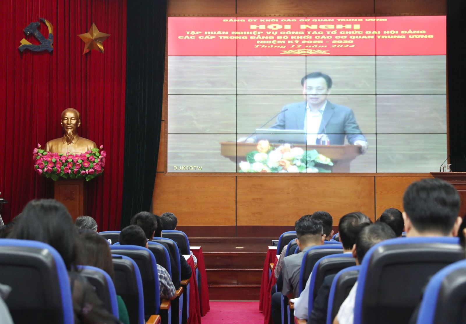 Hội nghị tập huấn nghiệp vụ công tác tổ chức đại hội đảng các cấp trong Đảng ủy Khối các cơ quan Trung ương