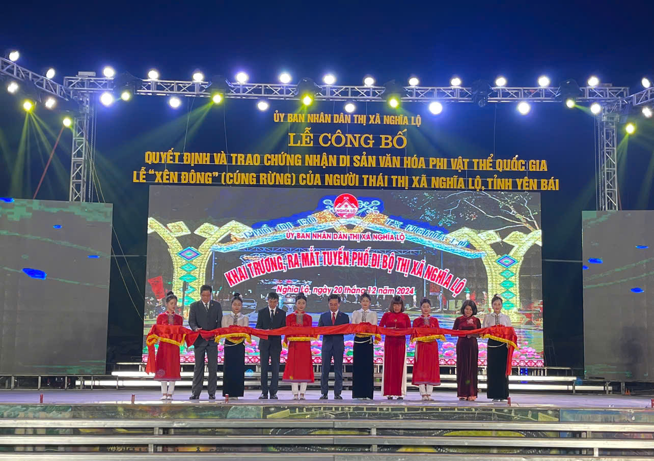 Tuyến phố đi bộ thị xã Nghĩa Lộ: gắn kết hài hòa giữa bảo tồn văn hóa truyền thống và phát triển du lịch