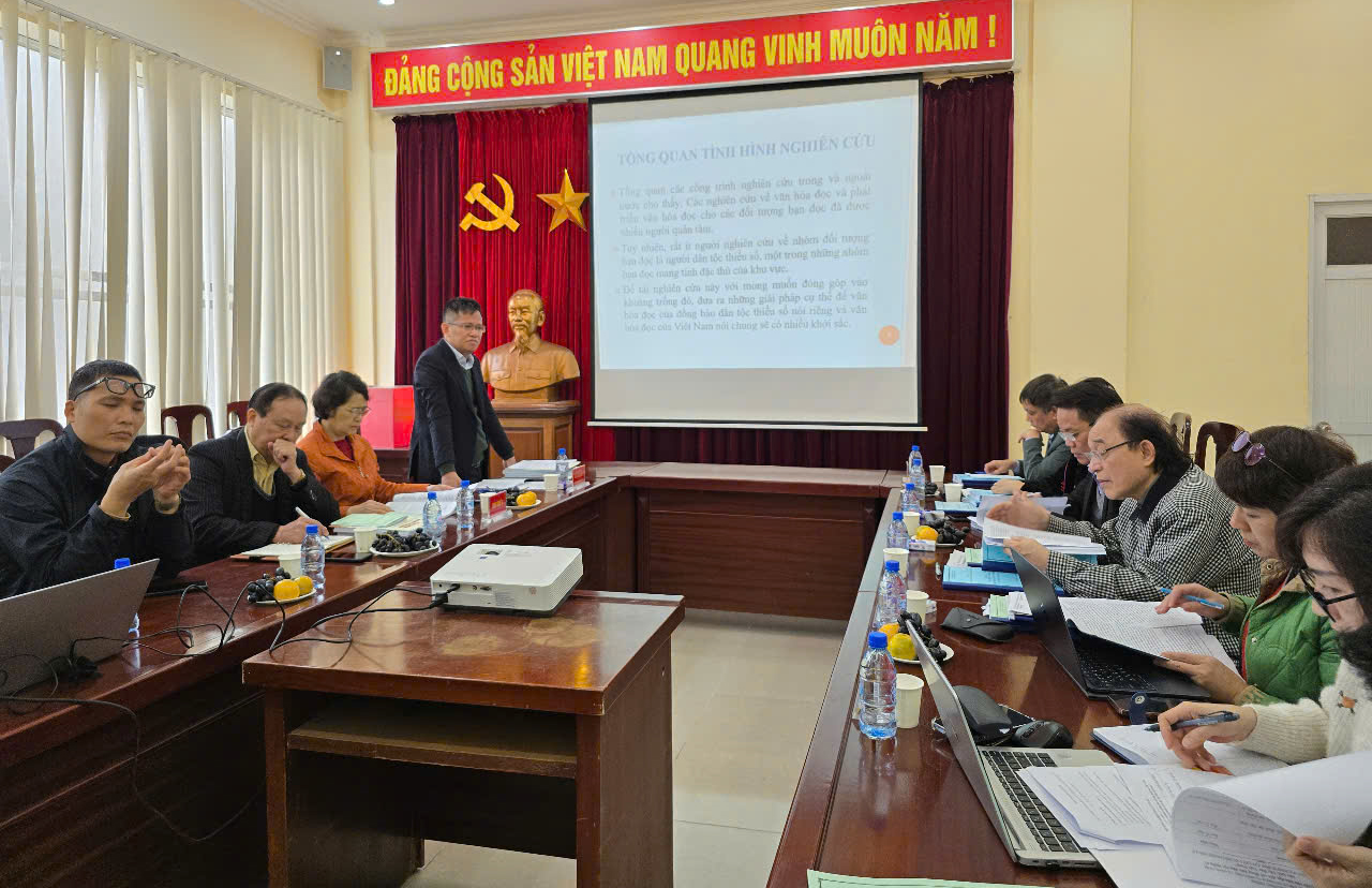 Tạp chí Văn hóa Nghệ thuật nghiệm thu cấp cơ sở đề tài nghiên cứu khoa học và công nghệ cấp Bộ năm 2023-2024