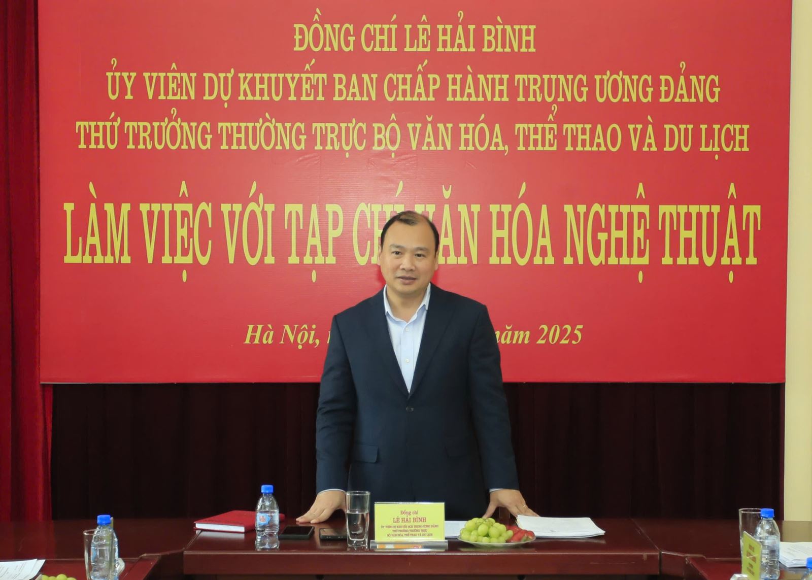 Thứ trưởng Thường trực Lê Hải Bình: Tạp chí Văn hóa Nghệ thuật cần phát huy dư địa rộng lớn