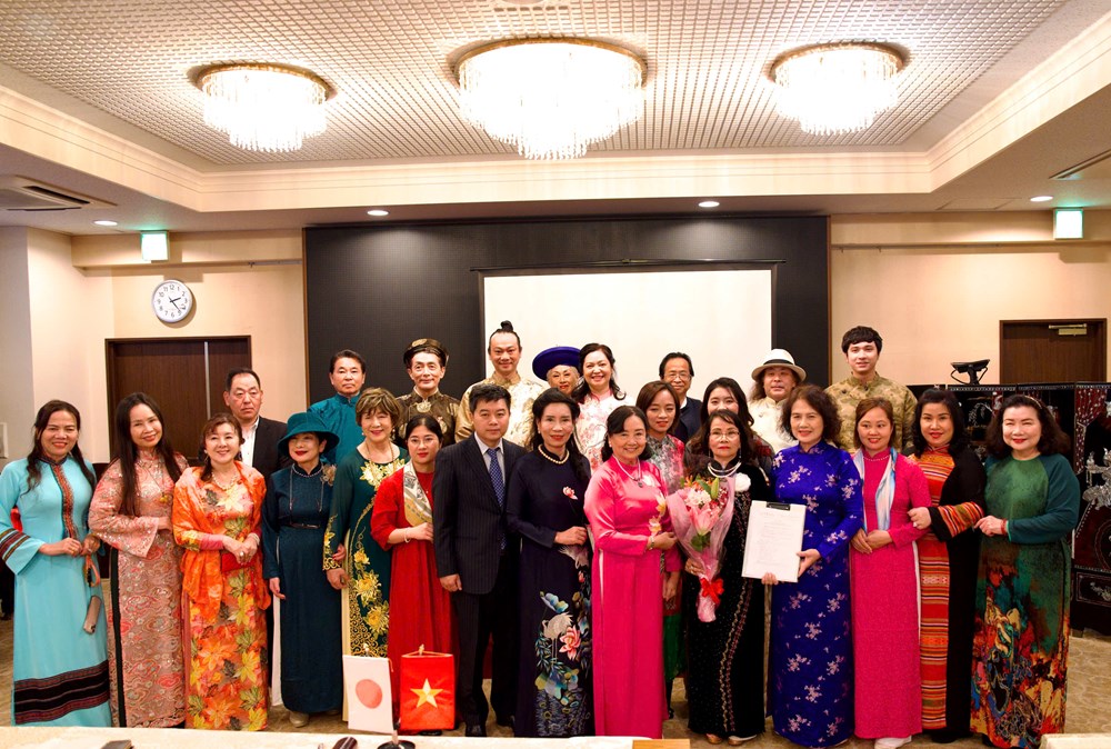 Chính thức ra mắt CLB Di sản Áo dài Việt Nam tại Tokyo - Nhật Bản