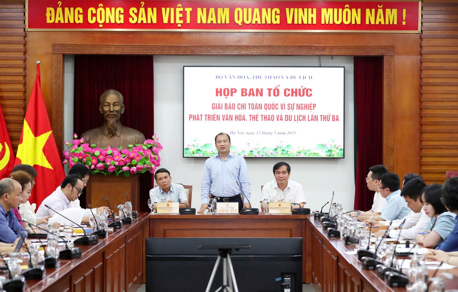 Tích cực hoàn thiện các công việc, tổ chức thành công Giải Báo chí "Vì sự nghiệp phát triển Văn hóa, Thể thao và Du lịch" lần thứ Ba