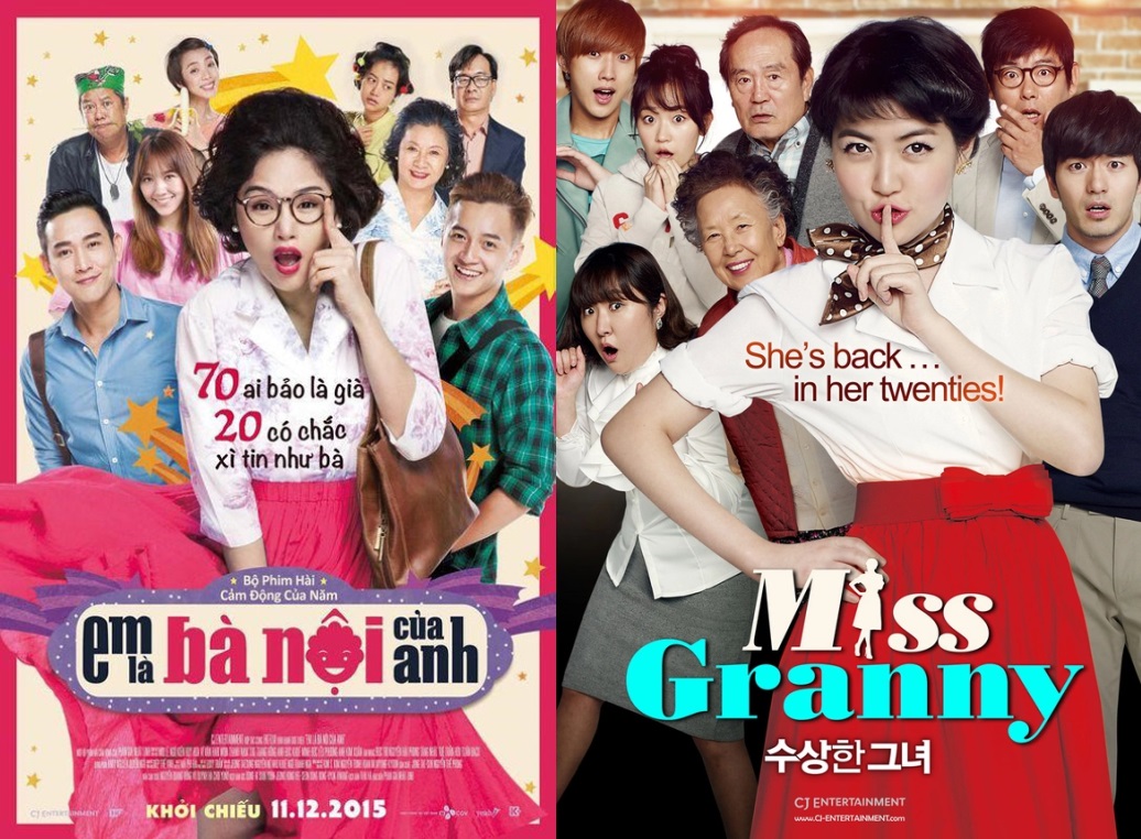 Việt hóa nhân vật từ phim Miss Granny thành Em là bà nội của anh
