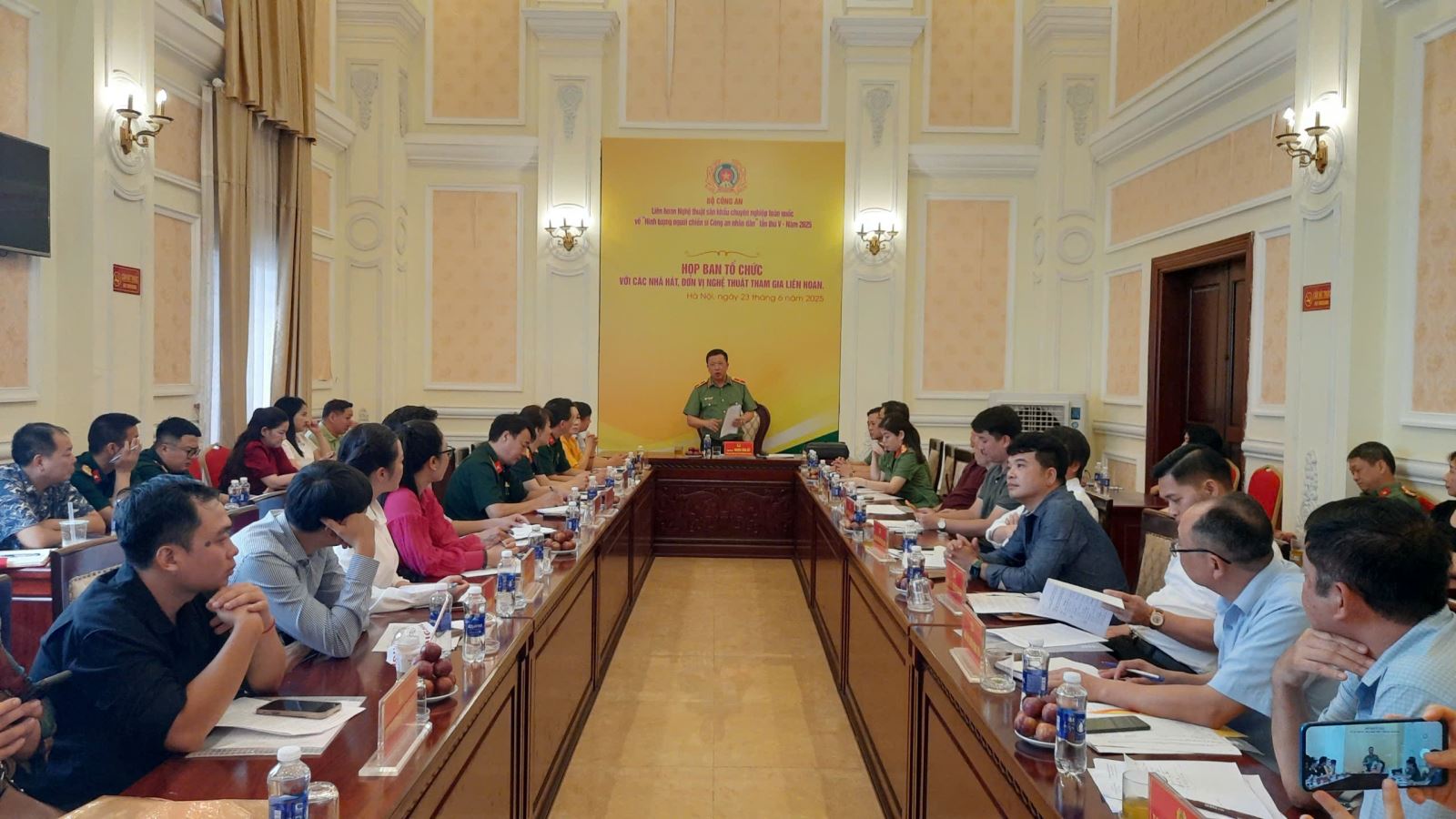 21 nhà hát, đơn vị nghệ thuật tham gia Liên hoan nghệ thuật sân khấu chuyên nghiệp toàn quốc về “Hình tượng người chiến sĩ Công an nhân dân” lần thứ 5
