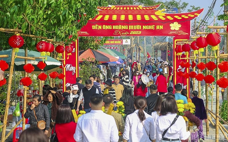 Lễ hội đền Ông Hoàng Mười Nghệ An dưới góc nhìn biểu tượng và truyền thông đa tầng