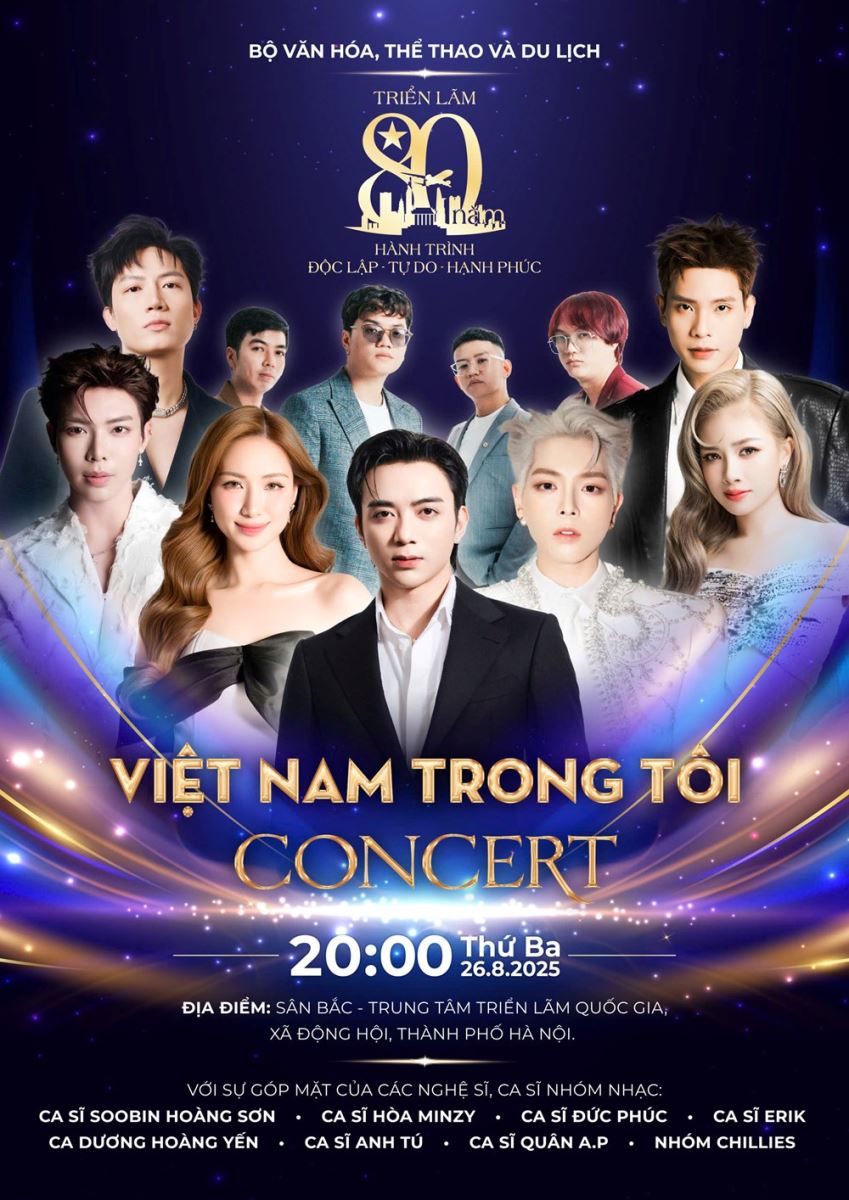 Soobin Hoàng Sơn sẽ tham gia Đại nhạc hội “Việt Nam trong tôi” 