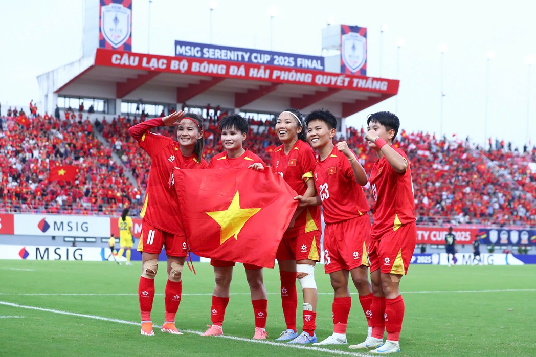 Đội tuyển bóng đá nữ Việt Nam đoạt huy chương đồng tại Giải bóng đá nữ Đông Nam Á 2025