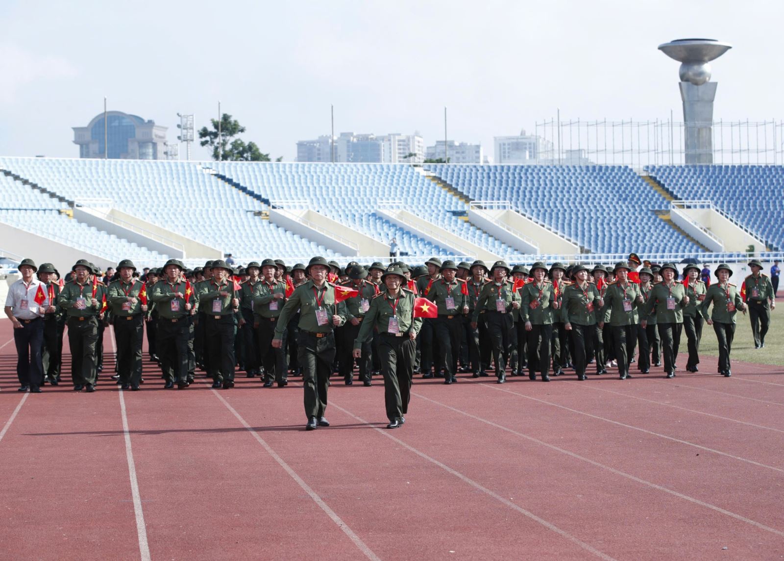Các nghệ sĩ tích cực hợp luyện chuẩn bị cho Lễ diễu binh, diễu hành Kỷ niệm 80 năm Quốc khánh