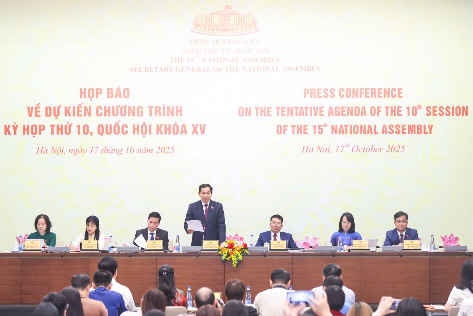 Kỳ họp thứ 10, Quốc hội khóa XV: Sẽ xem xét, thông qua 49 luật, 4 nghị quyết thuộc công tác lập pháp